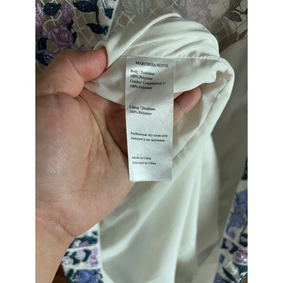 B47 Marchesa Notte Dress Womens 2 Taylor Swift Folklore Bridgerton Whimsical - Picture 9 of 10